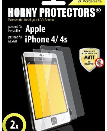 HORNY PROTECTORS Horny Protectors Zestaw 2x antyrefleksyjna folia ochronna na wyświetlacz do Apple iPhone 4/ 4s 4250558636367