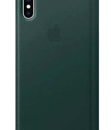 Apple iPhone XS Max Leather Folio Forest Green (MRX42ZM/A)