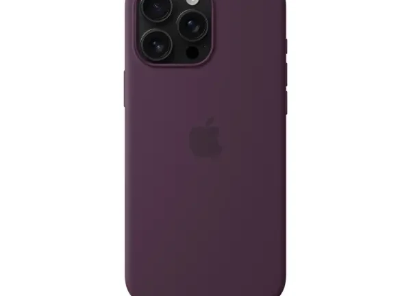 Apple silikonowe z MagSafe do iPhone 16 Pro Max Dojrzała śliwka