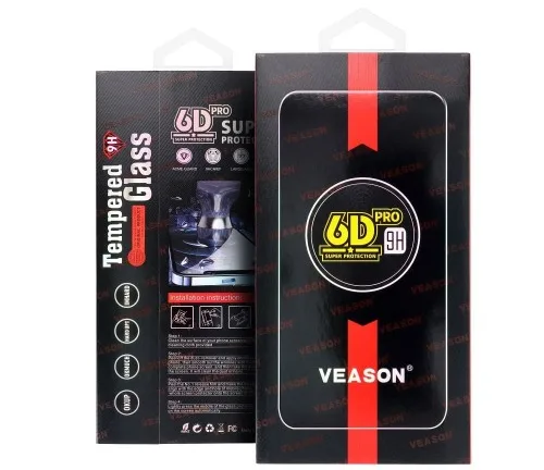 Tempered 6d Full Glue Glass Do Iphone X / Xs / 11 Pro Czarny