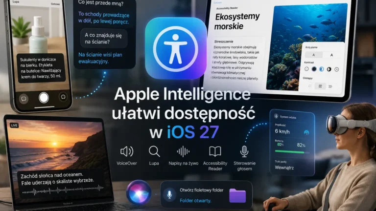 Apple Intelligence ułatwi dostępność w iOS 27