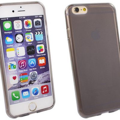 Etuo.pl FLEXmat Case Apple iPhone 6s Plus Etui czarny ETAP231FL