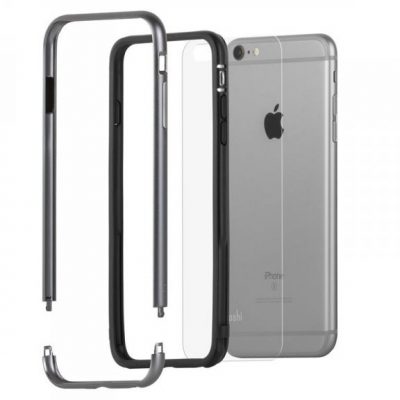 Moshi iGlaze Luxe Aluminiowy Bumper iPhone 6 Plus/6s Plus (Titanium Grey) 99MO (99MO080204)